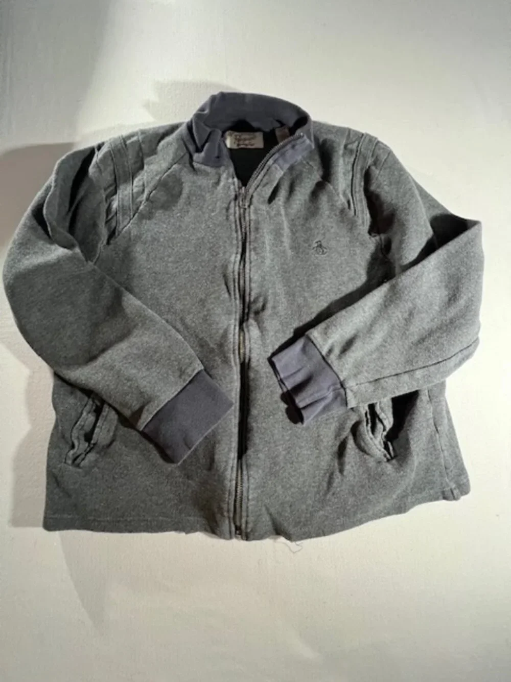 ORIGINAL PENGUIN‎ gray zip up jacket